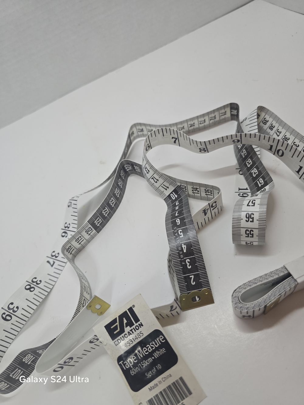 Flexible White & Black Measuring Tape - EAI Education - Picture 3 of 3